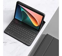 Étui portefeuille avec clavier Bluetooth magnétique amovible pour iPad Air 11" M2/iPad Air 5e 4e génération 10,9", iPad Pro 11" 4ème 1e/2ème/3e génération (Noir)