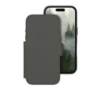 Étui Portefeuille avec Fonction Stand pour iPhone 17 Pro matière ICON Vert forêt