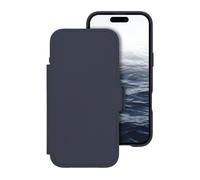 Étui Portefeuille avec Fonction Stand pour iPhone Air matière ICON Bleu marine