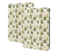 Étui portefeuille avec imprimé avocats mignons de dessins animés compatibles avec iPad Air 3ème génération, étuis de tablette compatibles avec iPad Pro 10,5", veille/réveil automatique, support folio