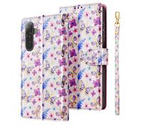 Avizar Étui Portefeuille pour Samsung Galaxy A17 avec Dragonne et Support Vidéo