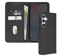 Étui portefeuille - AVIZAR - Samsung Galaxy S24 FE - Cuir vegan - Support vidéo - Noir