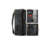 Étui portefeuille CaseMe Multi-Slot 2 en 1 pour Galaxy S23 Noir