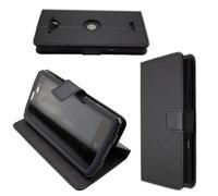 Étui portefeuille caseroxx pour Crosscall Core-X3 en Cuir artificiel avec porte-cartes - noir