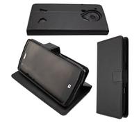 Étui portefeuille caseroxx pour Crosscall Trekker-X4 en Cuir artificiel avec porte-cartes - noir