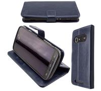 Étui portefeuille caseroxx pour Doro 8040 / 8042 en Cuir artificiel avec porte-cartes - bleu