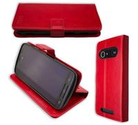 Housse - caseroxx - Doro 8040 / 8042 - Cuir artificiel - Rouge - Semi-rigide