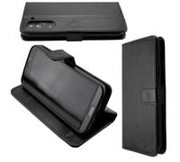 Étui portefeuille caseroxx pour Doro 8050 / 8050 Plus en Cuir artificiel avec porte-cartes - noir