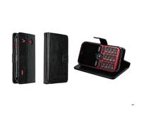 Étui portefeuille caseroxx pour Doro Leva L10 / L11 / E10 / X10 en Cuir artificiel avec porte-cartes - noir