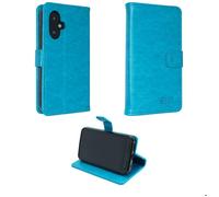Étui portefeuille caseroxx pour SPC Zeus 2 en Cuir artificiel avec porte-cartes - bleu clair