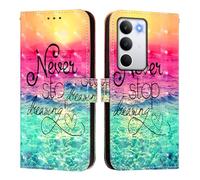Étui portefeuille compatible avec OPPO Realme C71 4G Abroad - Étui à rabat en cuir synthétique de qualité supérieure - Motif créatif 3D - Housse de protection avec support pour OPPO Realme C71 4G à