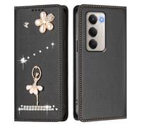 Étui portefeuille compatible avec Redmi 15 5G Abroad/Redmi 15 4G Asie du Sud-Est/Redmi Note 15R 4G Étui domestique avec emplacements pour cartes, fermeture magnétique et béquille, résistant aux chocs