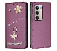 Étui portefeuille compatible avec Redmi 15 5G Abroad/Redmi 15 4G Asie du Sud-Est/Redmi Note 15R 4G Étui domestique avec emplacements pour cartes, fermeture magnétique et béquille, résistant aux chocs