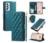 Étui Portefeuille Compatible avec Samsung Galaxy A52,Compatible avec Samsung SM-A528B/DS Galaxy A52s 5G / SM-A525M/DS SM-A525F/DS SM-A526B/DS SM-A526U1 Coque Housse Etui Green