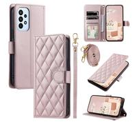 Étui Portefeuille Compatible avec Samsung Galaxy A52,Compatible avec Samsung SM-A528B/DS Galaxy A52s 5G / SM-A525M/DS SM-A525F/DS SM-A526B/DS SM-A526U1 Coque Housse Etui Pink