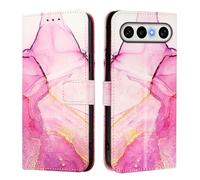 Étui portefeuille compatible avec VIVO S50 Pro Mini 5G Domestic Marble Wallet Wallet PU Cuir PU Antichoc Flip Phone Cover Card Holder Magnetic Kickstand Inner Shell Bumper Case - Rose Gold