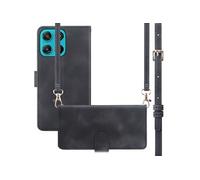imoshion imoshion Etui de télephone portefeuille avec cordon Motorola Moto G77 Noir Noir