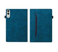 Étui Portefeuille de Luxe en Cuir PU for Tablette, adapté à Lenovo Xiaoxin Pad Pro GT, Coque TB-710FU de 11.1 Pouces(Blue)