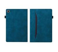 Étui Portefeuille de Luxe en Cuir PU for Tablette Samsung Galaxy Tab A11 8,7 Pouces SM-X130/X133 2025 avec Support Avant.(Blue)