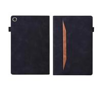 Étui Portefeuille de Luxe en Cuir PU for Tablette Samsung Galaxy Tab A11 8,7 Pouces SM-X130/X133 2025 avec Support Avant.(Black)