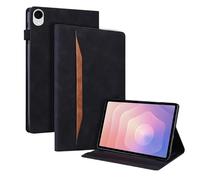 Étui Portefeuille de Luxe for Tablette Samsung Galaxy Tab S11 11 Pouces SM-X730 X736B 2025 avec Emplacement for Carte(Black)