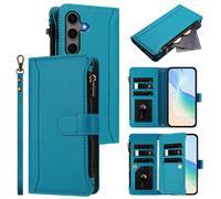 Étui portefeuille de protection en cuir pour Motorola G35 5G avec fermeture magnétique, emplacement pour carte et protection antichoc.