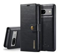 Étui Portefeuille Détachable en Cuir pour Google Pixel 10 Pro XL, Noir | Étui Détachable, Cuir de Vachette Refendu, 3 Fentes à Cartes et Poche à Billets, Fermeture Magnétique, Béquille Pliable
