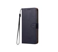 Etui Portefeuille Dragonne Support Pliable pour Oppo Reno 16 / 16 Pro Bleu nuit