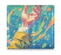 Étui portefeuille en cuir de qualité supérieure pour homme et femme - Pour documents essentiels, permis de conduire, cartes - Geste de la main - Ma vie