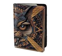 Étui portefeuille en cuir pour passeport Motif chats animés, Un tigre féroce, One Size, Contemporain