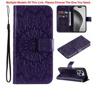 Étui Portefeuille En Cuir Pour Samsung Galaxy A36 A35 A34 A33 A56 A55 A54 A53 A52 A51 A50 A41 A40 5g A32 4g A30 A91 A81 A73 A72 A71 A70.Purple.Galaxy A30