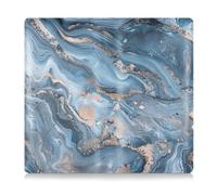 Étui portefeuille en cuir synthétique pour permis de conduire, cartes et documents essentiels Motif marbre abstrait, Un gros plan d'un motif abstrait marbré, 1 size