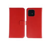 Etui portefeuille en cuir véritable pour Fairphone 6 - Rouge