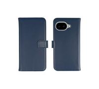 Selencia Selencia Étui portefeuille en cuir véritable pour Google Pixel 10a Bleu foncé Bleu