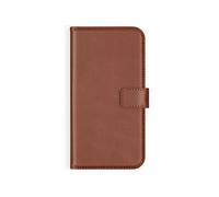 Selencia Selencia Étui portefeuille en cuir véritable Samsung Galaxy A50 / A30s Marron clair Brun clair