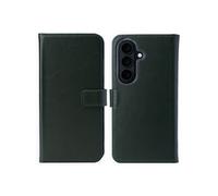Selencia Étui portefeuille en cuir véritable pour Samsung Galaxy S26 Plus - Vert