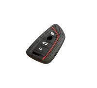 Étui Portefeuille en Silicone pour Porte-clés De Voiture pour F48 F46 F10 F20 F30 X1 X2 X3 X4 X5 X6 Z4 1 2 3 4 5 6 7 Série 7(Black Redline Liao)