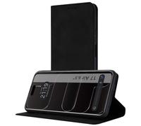 Étui portefeuille en similicuir avec porte-cartes pour iPhone 17 Air (6,5 pouces) Couleur noire