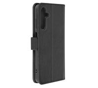 Étui Portefeuille et Support Vidéo Noir - AVIZAR - Samsung Galaxy A15 - Rabat - Rangement pour cartes
