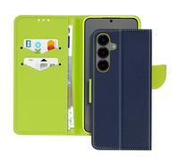 Étui Portefeuille - Fancy - Samsung Galaxy S25 Plus - Bleu Nuit - Protection Intégrale - Fonction Support