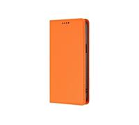 Etui Portefeuille Google Pixel 11 Pro Similicuir Grainé Anti-RFID Orange