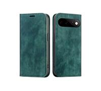 Etui portefeuille Google Pixel 11 Slim Simili cuir Vert