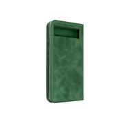 Etui Portefeuille Google Pixel 6a Porte-cartes Soft-touch vert