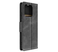 Etui Portefeuille Gris pour Xiaomi Redmi 12C série Bara Soft Leather