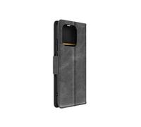 Étui Portefeuille Gris pour Xiaomi Redmi 12C, série Bara Soft Leather
