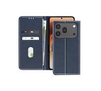 Etui Portefeuille Honor 600 / 600 Pro Chesterfield Support Bleu Nuit