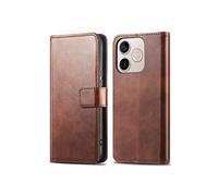 Etui Portefeuille Honor 600 Lite Cuir Synthétique Marron Foncé
