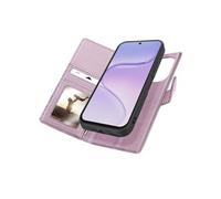 Etui Portefeuille Honor 600 Smart 2 en 1 Anti-RFID Coque Détachable Rose
