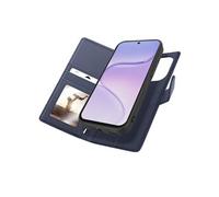 Etui Portefeuille Honor 600 Smart Anti-RFID Coque Détachable Bleu