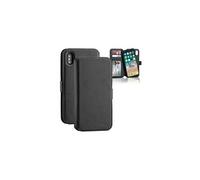 Etui Portefeuille iPhone XS Max en Cuir NeoWallet 2-en-1 - Noir